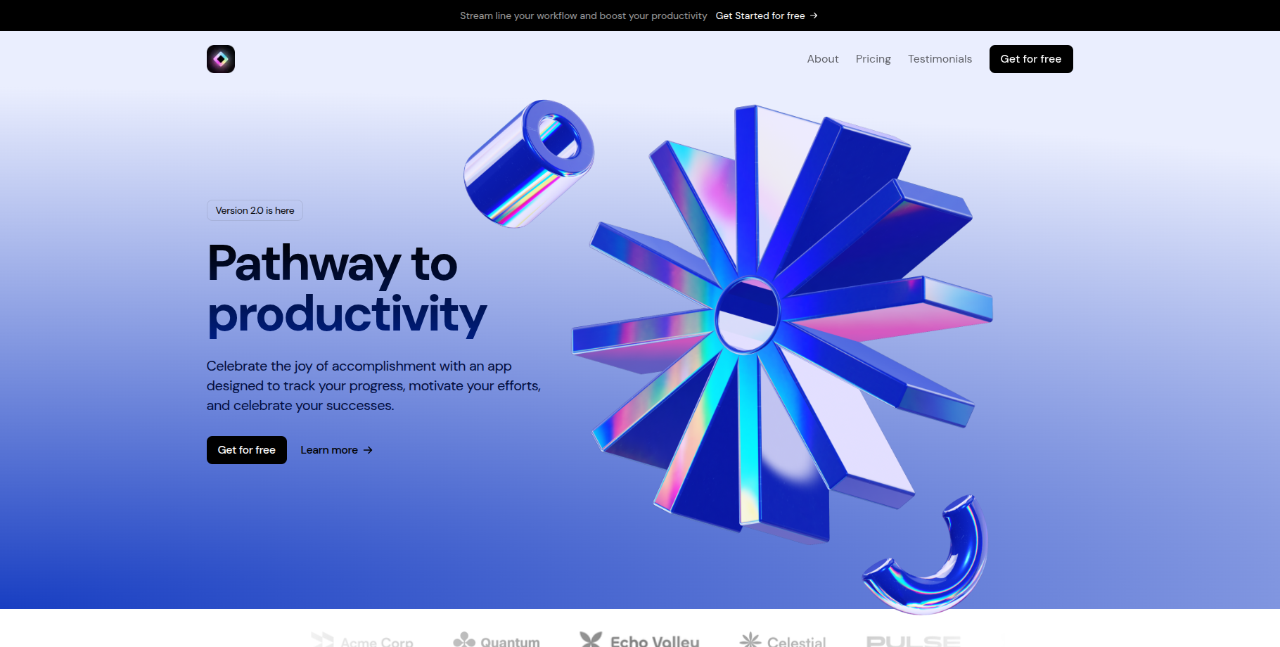 Light SaaS лендинг